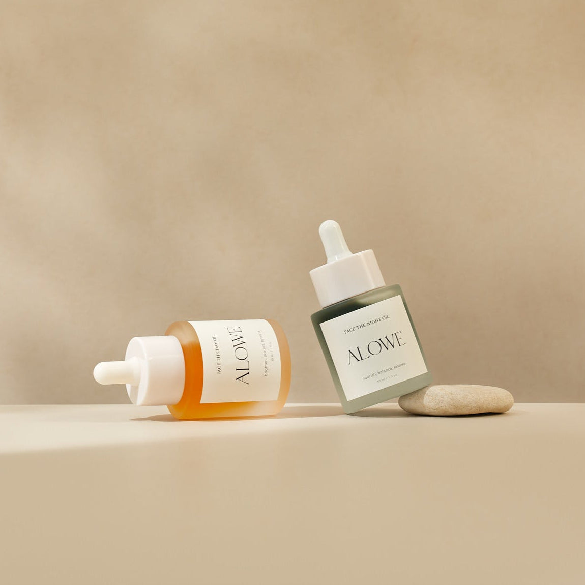 Alowe Skincare | The Day & Night Natural Face Oil Duo | plant